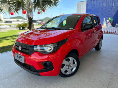 Carro Fiat Mobi 1.0 LIKE FIRE FLEX . Vermelho usado 2018 em